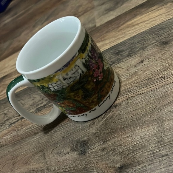 Eddie Bauer Count Only Sunny Hours Floral Coffee Mug - Picture 1 of 3